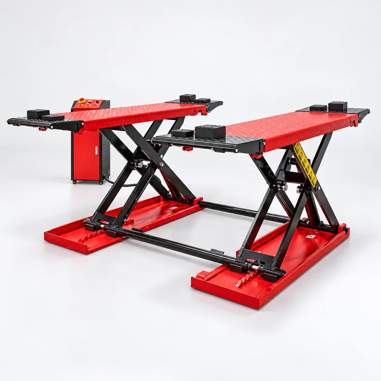 Scherenhebebühne Miami Plus Basic - 3500 kg Hubkraft, 230V, fahrbar – Modellvisualisierung